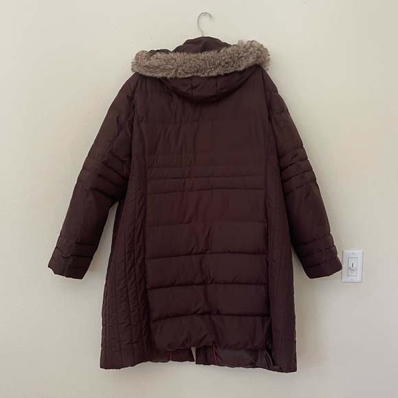 ❄️Athletic Works Dark Brown Hooded Coat - Picture 5 of 9
